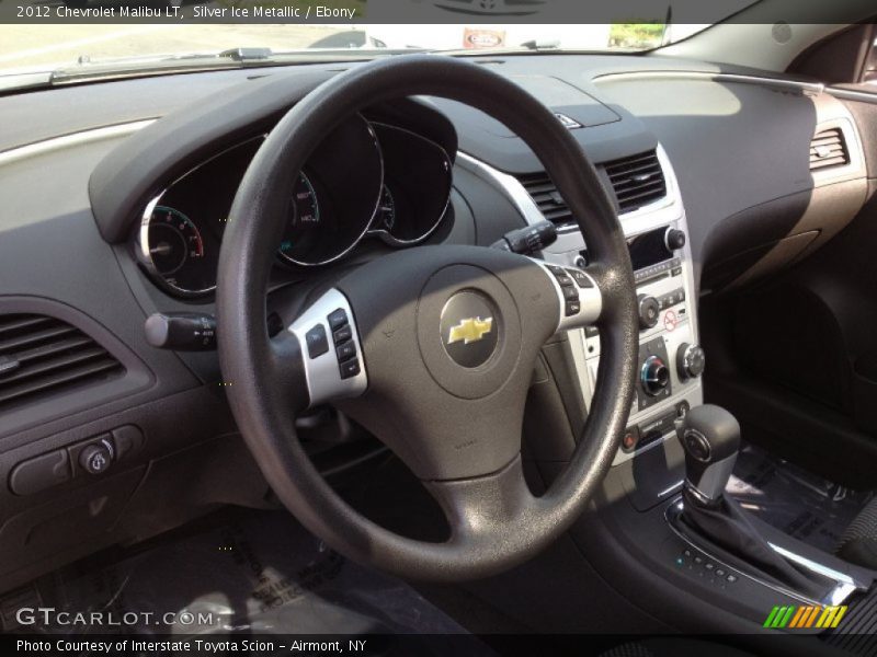 Silver Ice Metallic / Ebony 2012 Chevrolet Malibu LT