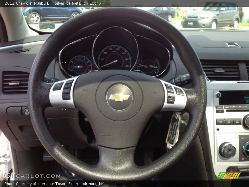 Silver Ice Metallic / Ebony 2012 Chevrolet Malibu LT