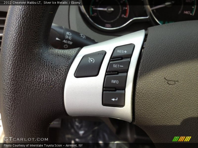 Silver Ice Metallic / Ebony 2012 Chevrolet Malibu LT