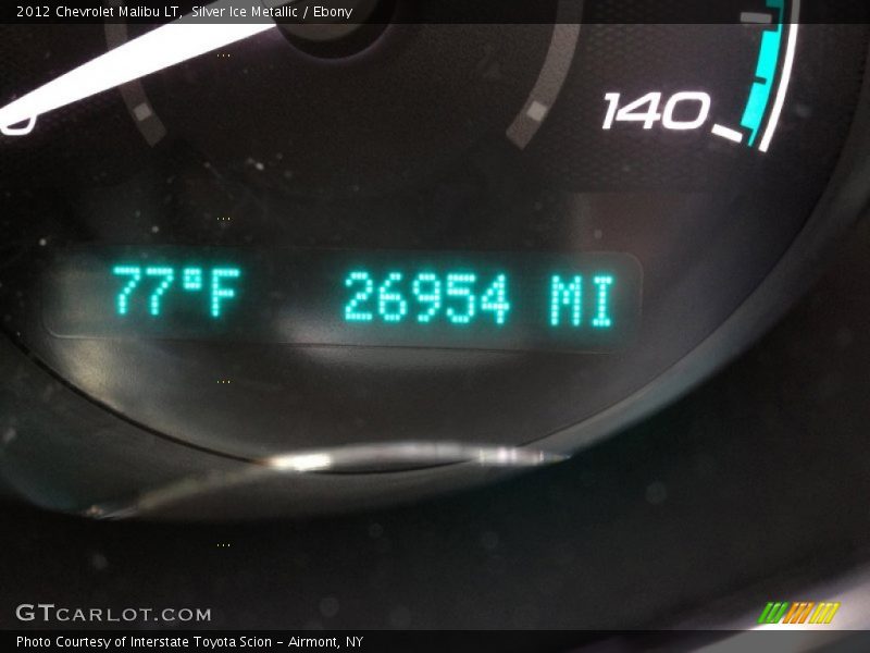 Silver Ice Metallic / Ebony 2012 Chevrolet Malibu LT