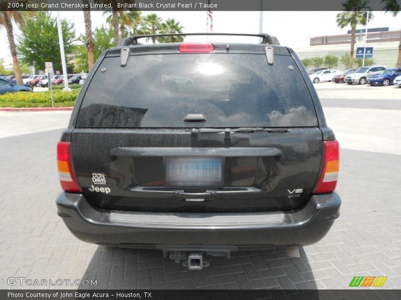 Brillant Black Crystal Pearl / Taupe 2004 Jeep Grand Cherokee Limited
