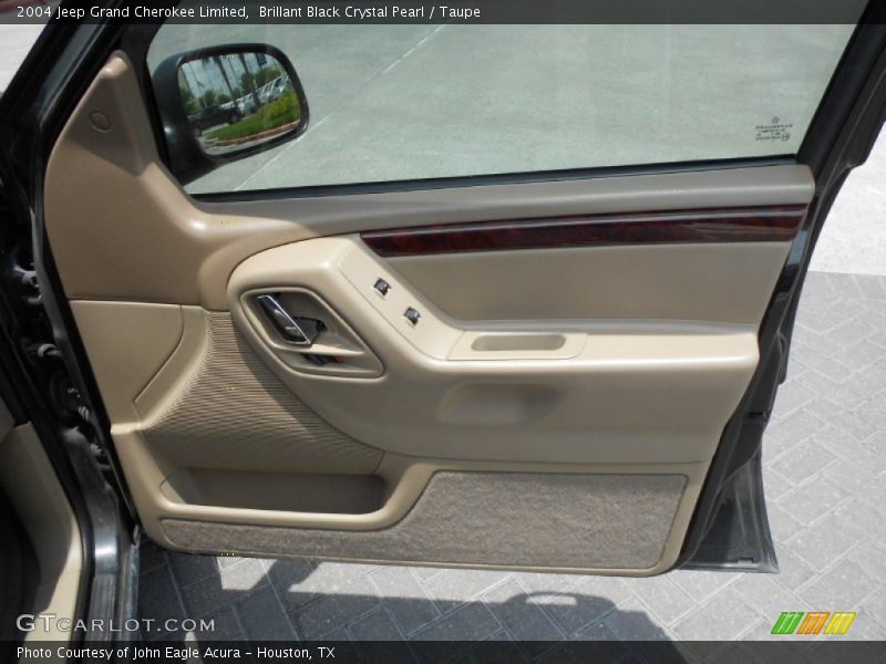 Brillant Black Crystal Pearl / Taupe 2004 Jeep Grand Cherokee Limited