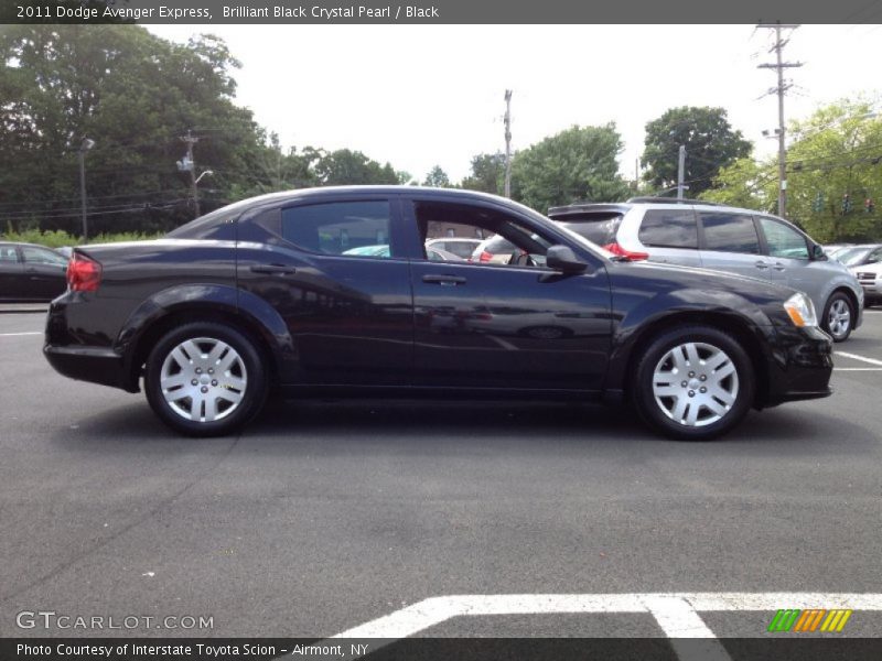 Brilliant Black Crystal Pearl / Black 2011 Dodge Avenger Express