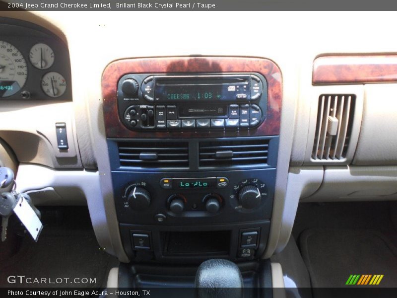 Brillant Black Crystal Pearl / Taupe 2004 Jeep Grand Cherokee Limited
