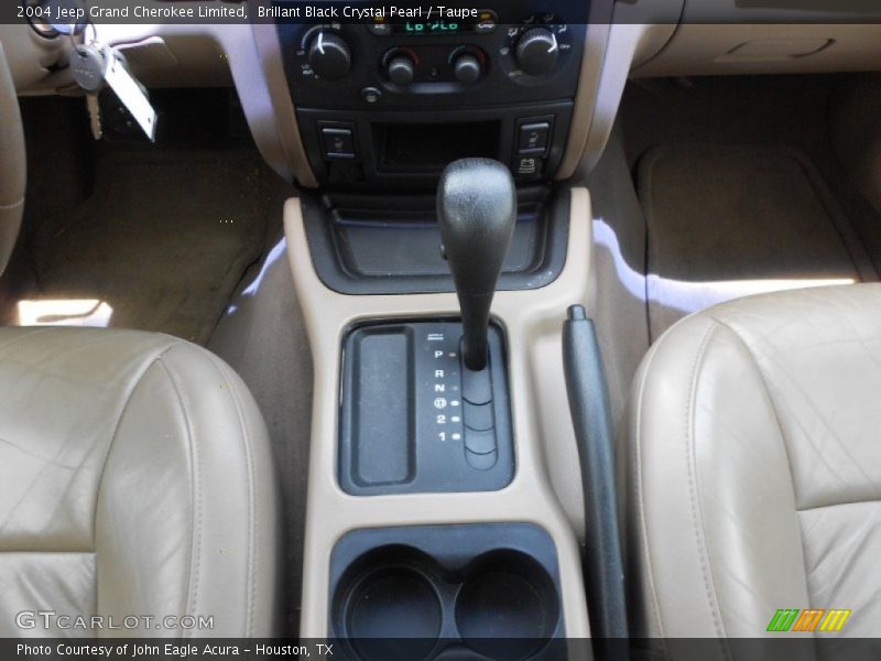 Brillant Black Crystal Pearl / Taupe 2004 Jeep Grand Cherokee Limited