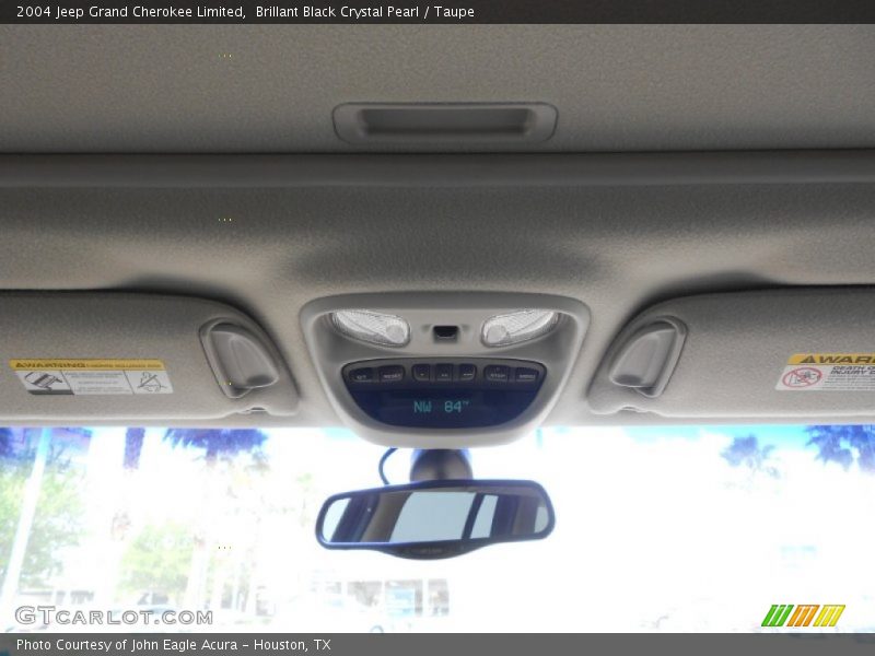 Brillant Black Crystal Pearl / Taupe 2004 Jeep Grand Cherokee Limited