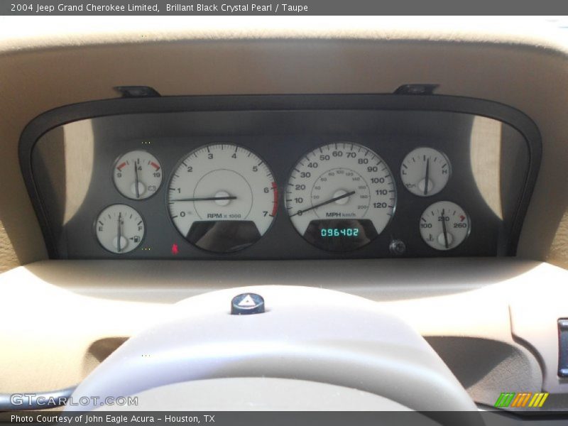  2004 Grand Cherokee Limited Limited Gauges