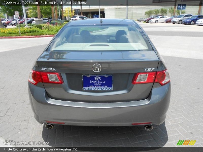 Polished Metal Metallic / Ebony 2009 Acura TSX Sedan