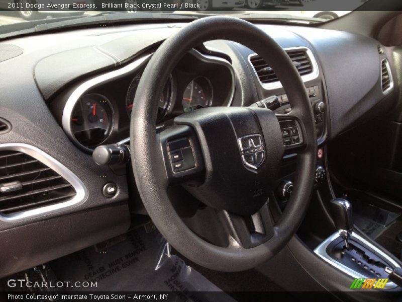 Brilliant Black Crystal Pearl / Black 2011 Dodge Avenger Express