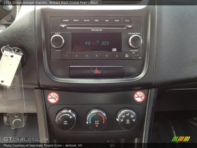 Brilliant Black Crystal Pearl / Black 2011 Dodge Avenger Express