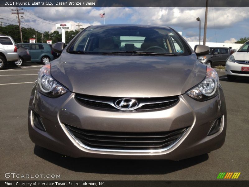 Desert Bronze / Beige 2011 Hyundai Elantra GLS