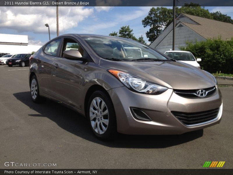 Desert Bronze / Beige 2011 Hyundai Elantra GLS