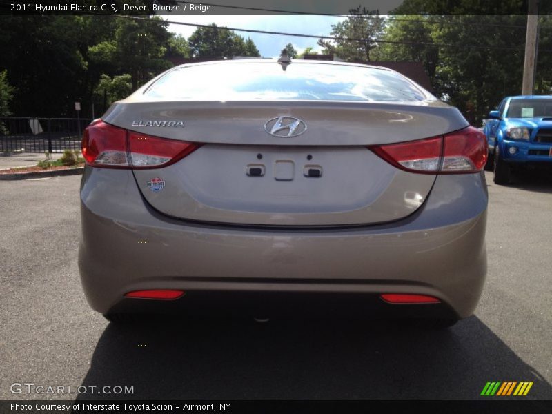 Desert Bronze / Beige 2011 Hyundai Elantra GLS