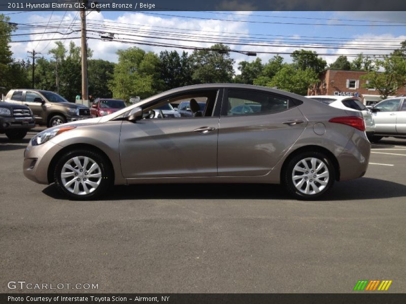 Desert Bronze / Beige 2011 Hyundai Elantra GLS
