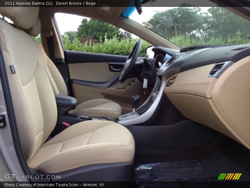 Desert Bronze / Beige 2011 Hyundai Elantra GLS
