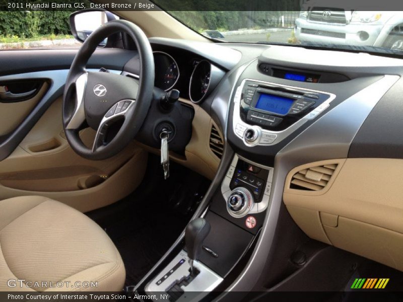 Desert Bronze / Beige 2011 Hyundai Elantra GLS