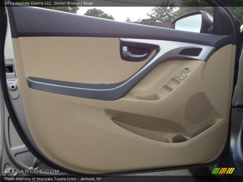 Desert Bronze / Beige 2011 Hyundai Elantra GLS