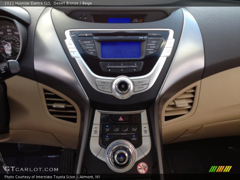 Desert Bronze / Beige 2011 Hyundai Elantra GLS