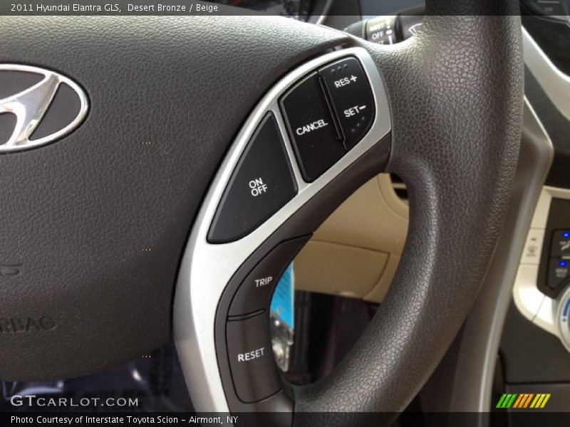 Desert Bronze / Beige 2011 Hyundai Elantra GLS