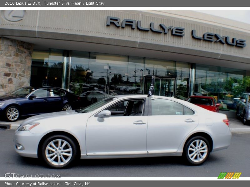 Tungsten Silver Pearl / Light Gray 2010 Lexus ES 350