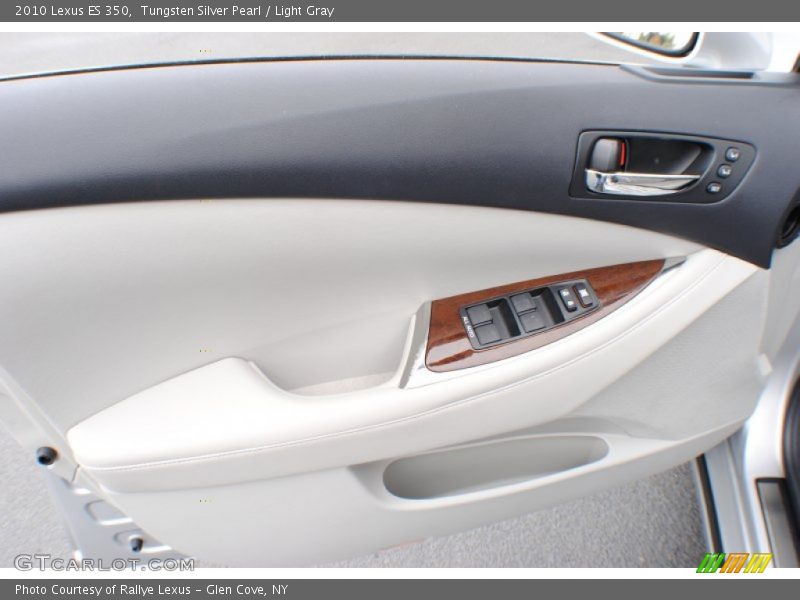 Tungsten Silver Pearl / Light Gray 2010 Lexus ES 350