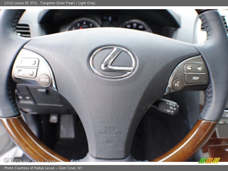 Tungsten Silver Pearl / Light Gray 2010 Lexus ES 350