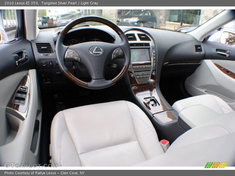 Tungsten Silver Pearl / Light Gray 2010 Lexus ES 350