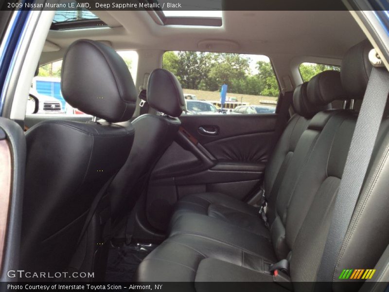 Deep Sapphire Metallic / Black 2009 Nissan Murano LE AWD