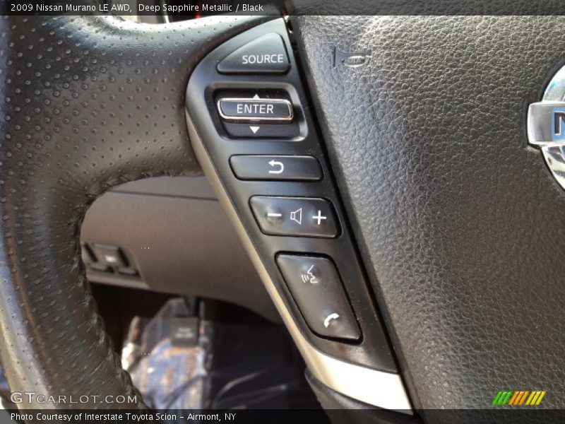 Deep Sapphire Metallic / Black 2009 Nissan Murano LE AWD