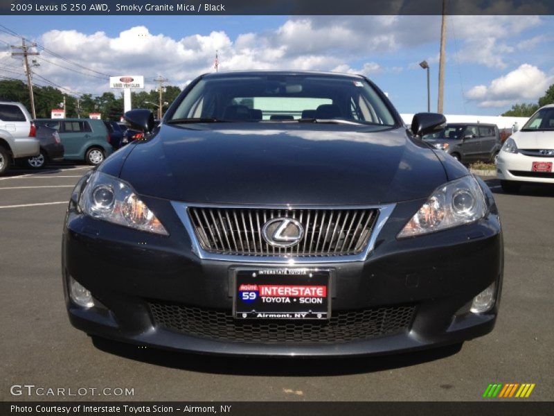 Smoky Granite Mica / Black 2009 Lexus IS 250 AWD