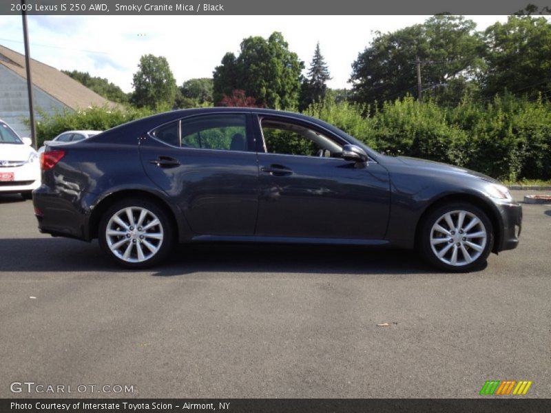 Smoky Granite Mica / Black 2009 Lexus IS 250 AWD