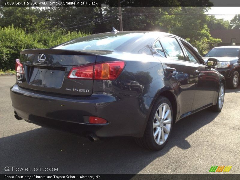 Smoky Granite Mica / Black 2009 Lexus IS 250 AWD