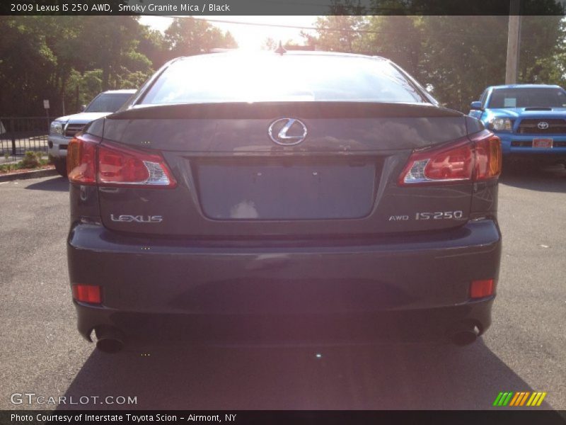 Smoky Granite Mica / Black 2009 Lexus IS 250 AWD