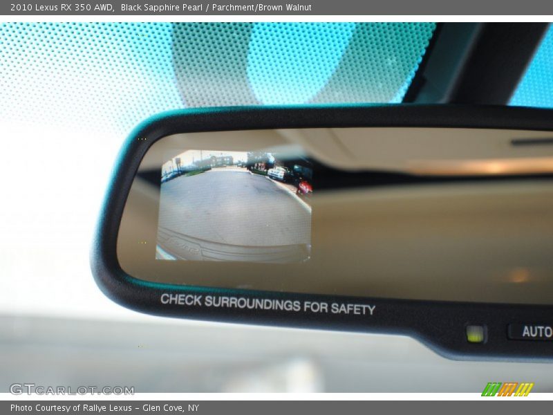 Black Sapphire Pearl / Parchment/Brown Walnut 2010 Lexus RX 350 AWD