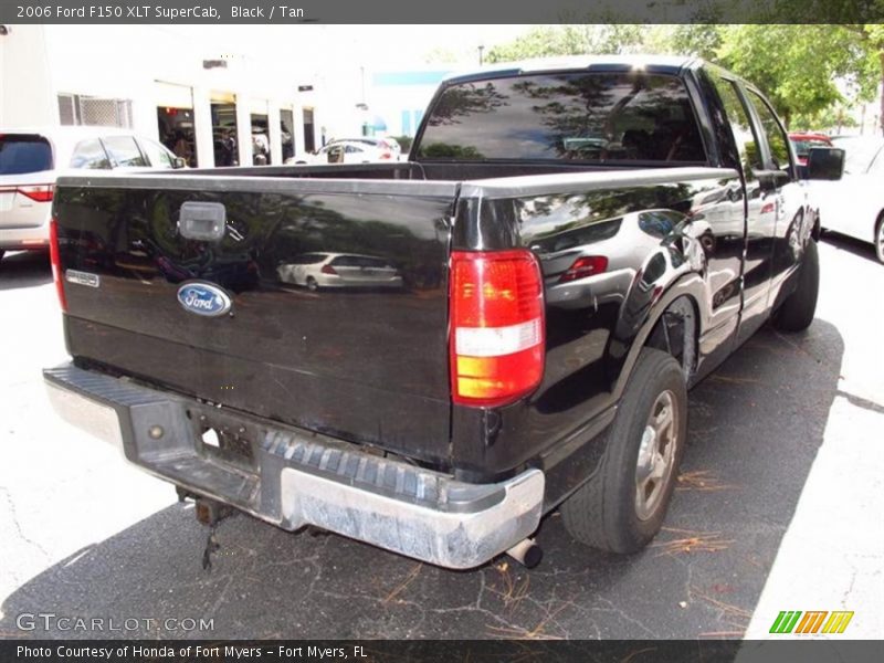 Black / Tan 2006 Ford F150 XLT SuperCab