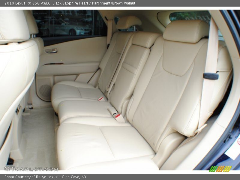 Black Sapphire Pearl / Parchment/Brown Walnut 2010 Lexus RX 350 AWD