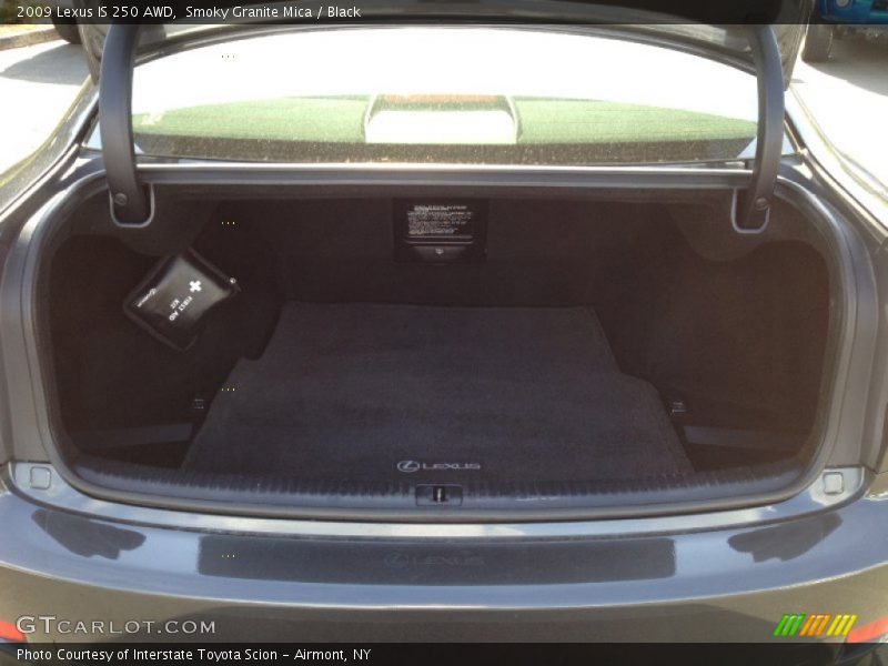 Smoky Granite Mica / Black 2009 Lexus IS 250 AWD