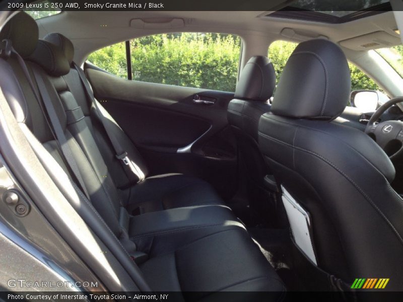Smoky Granite Mica / Black 2009 Lexus IS 250 AWD