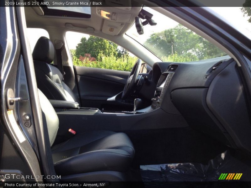 Smoky Granite Mica / Black 2009 Lexus IS 250 AWD