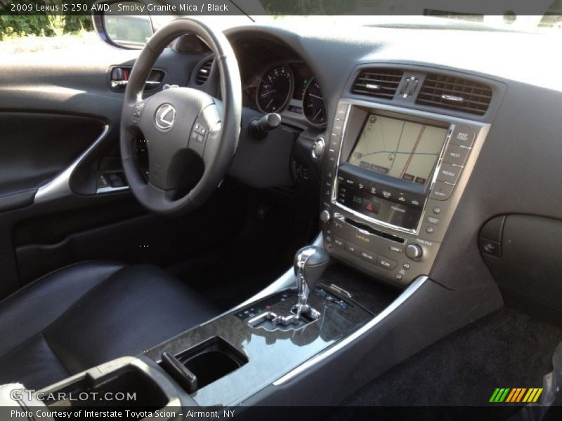 Smoky Granite Mica / Black 2009 Lexus IS 250 AWD