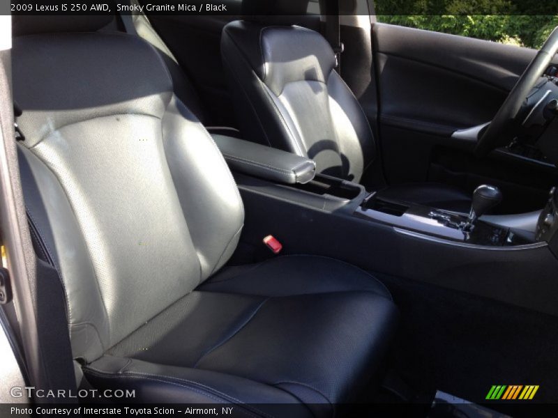 Smoky Granite Mica / Black 2009 Lexus IS 250 AWD