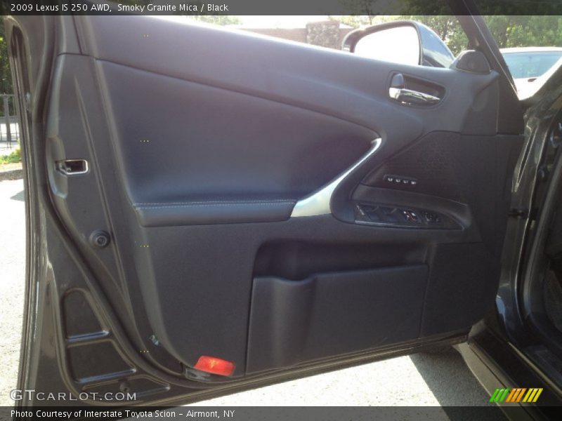 Smoky Granite Mica / Black 2009 Lexus IS 250 AWD