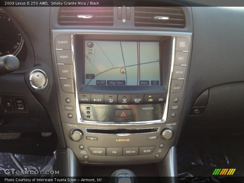 Smoky Granite Mica / Black 2009 Lexus IS 250 AWD