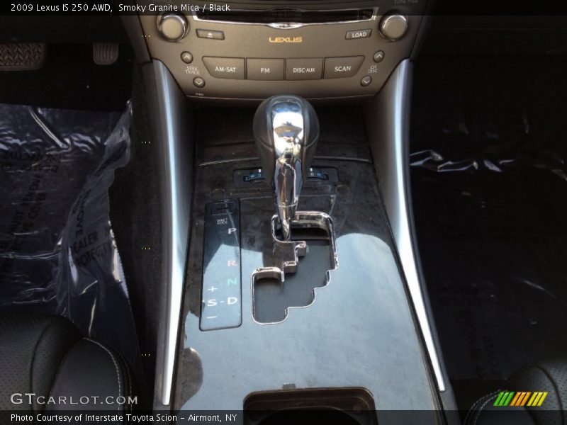 Smoky Granite Mica / Black 2009 Lexus IS 250 AWD