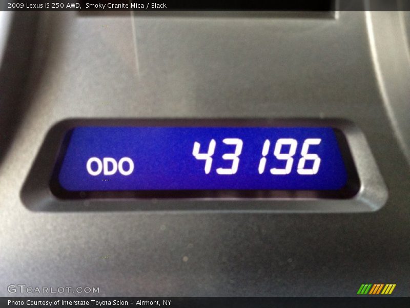 Smoky Granite Mica / Black 2009 Lexus IS 250 AWD