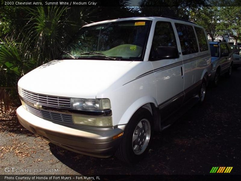 Summit White / Medium Gray 2003 Chevrolet Astro