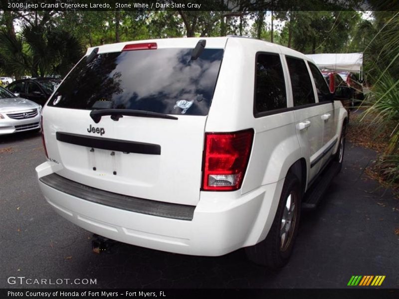 Stone White / Dark Slate Gray 2008 Jeep Grand Cherokee Laredo