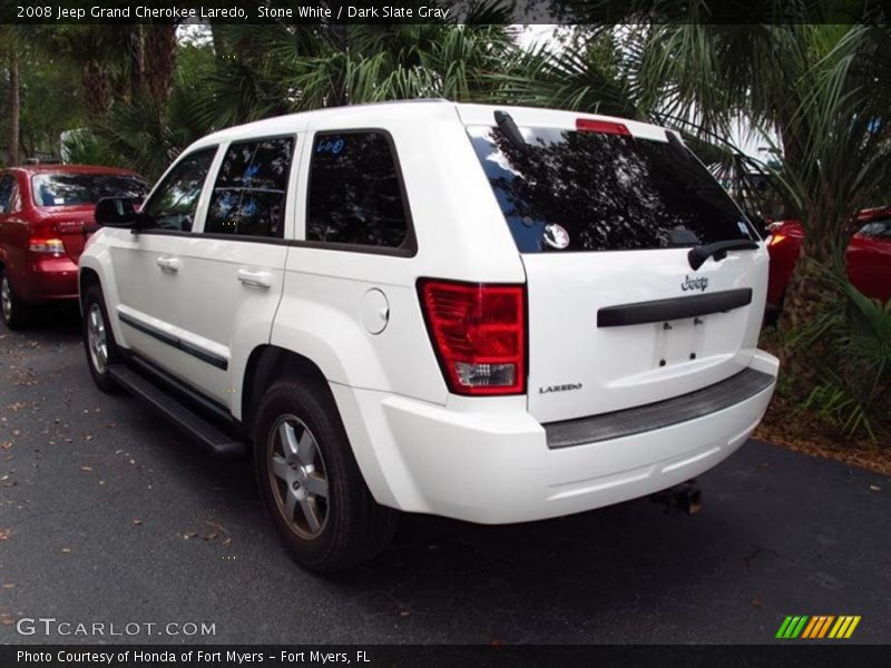 Stone White / Dark Slate Gray 2008 Jeep Grand Cherokee Laredo