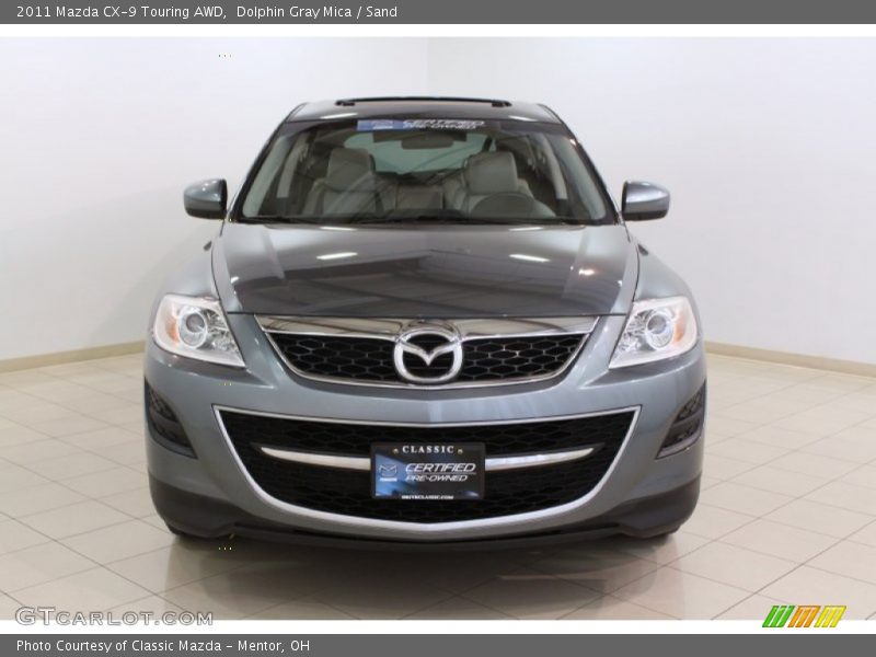 Dolphin Gray Mica / Sand 2011 Mazda CX-9 Touring AWD