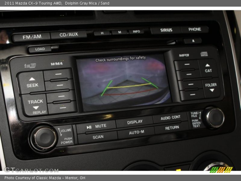 Controls of 2011 CX-9 Touring AWD